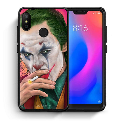 Θήκη Xiaomi Mi A2 Lite JokesOnU PopArt από τη Smartfits με σχέδιο στο πίσω μέρος και μαύρο περίβλημα | Xiaomi Mi A2 Lite JokesOnU PopArt case with colorful back and black bezels