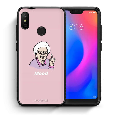 Θήκη Xiaomi Mi A2 Lite Mood PopArt από τη Smartfits με σχέδιο στο πίσω μέρος και μαύρο περίβλημα | Xiaomi Mi A2 Lite Mood PopArt case with colorful back and black bezels