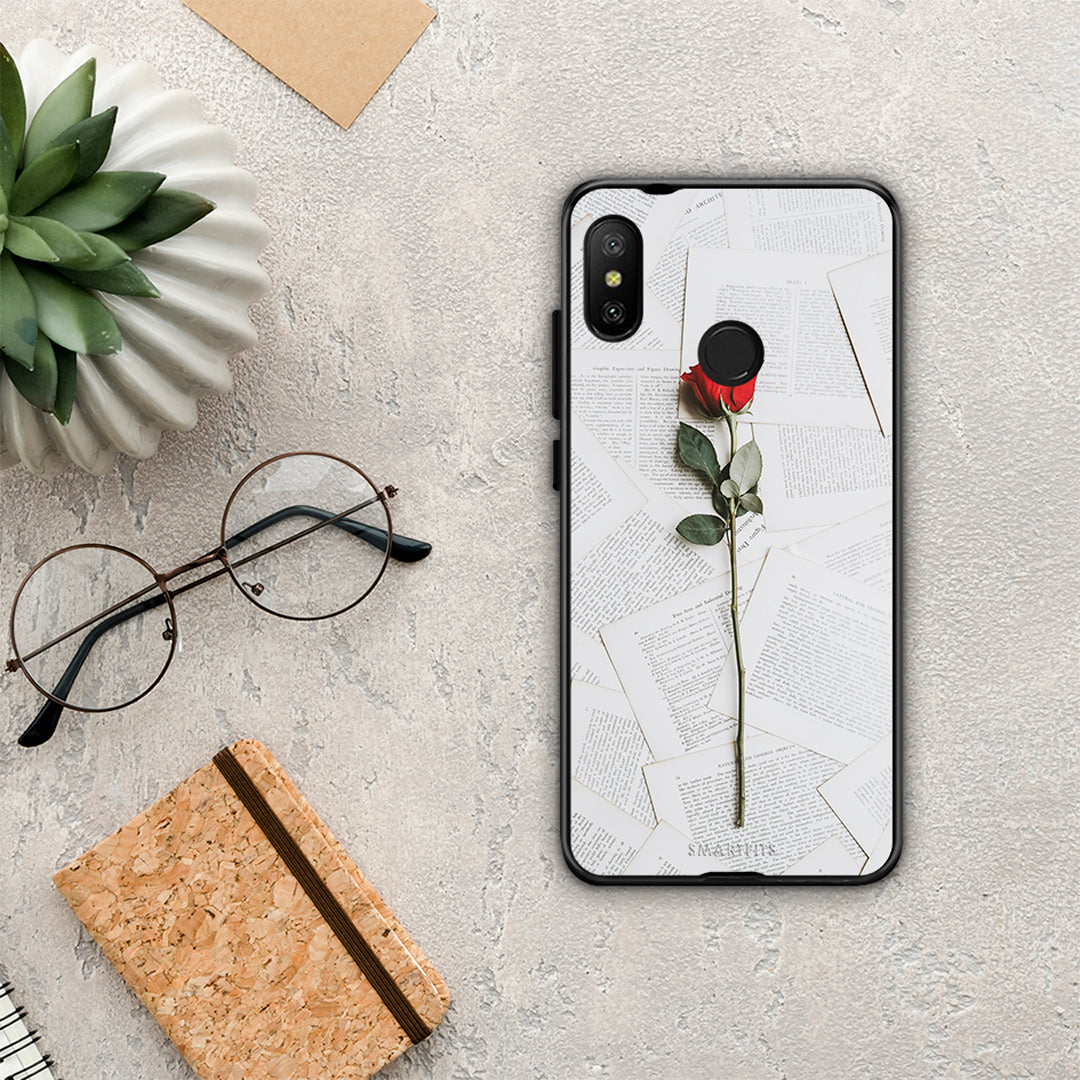 Red Rose - Xiaomi Mi A2 Lite θήκη