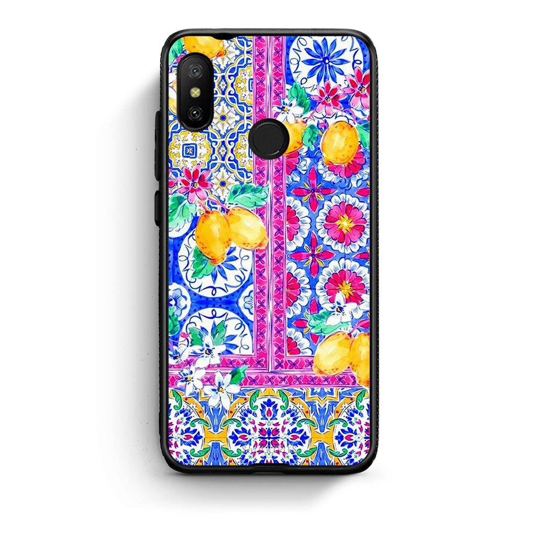 Xiaomi Mi A2 Lite Retro Spring θήκη από τη Smartfits με σχέδιο στο πίσω μέρος και μαύρο περίβλημα | Smartphone case with colorful back and black bezels by Smartfits