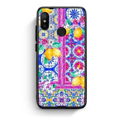 Xiaomi Mi A2 Lite Retro Spring θήκη από τη Smartfits με σχέδιο στο πίσω μέρος και μαύρο περίβλημα | Smartphone case with colorful back and black bezels by Smartfits