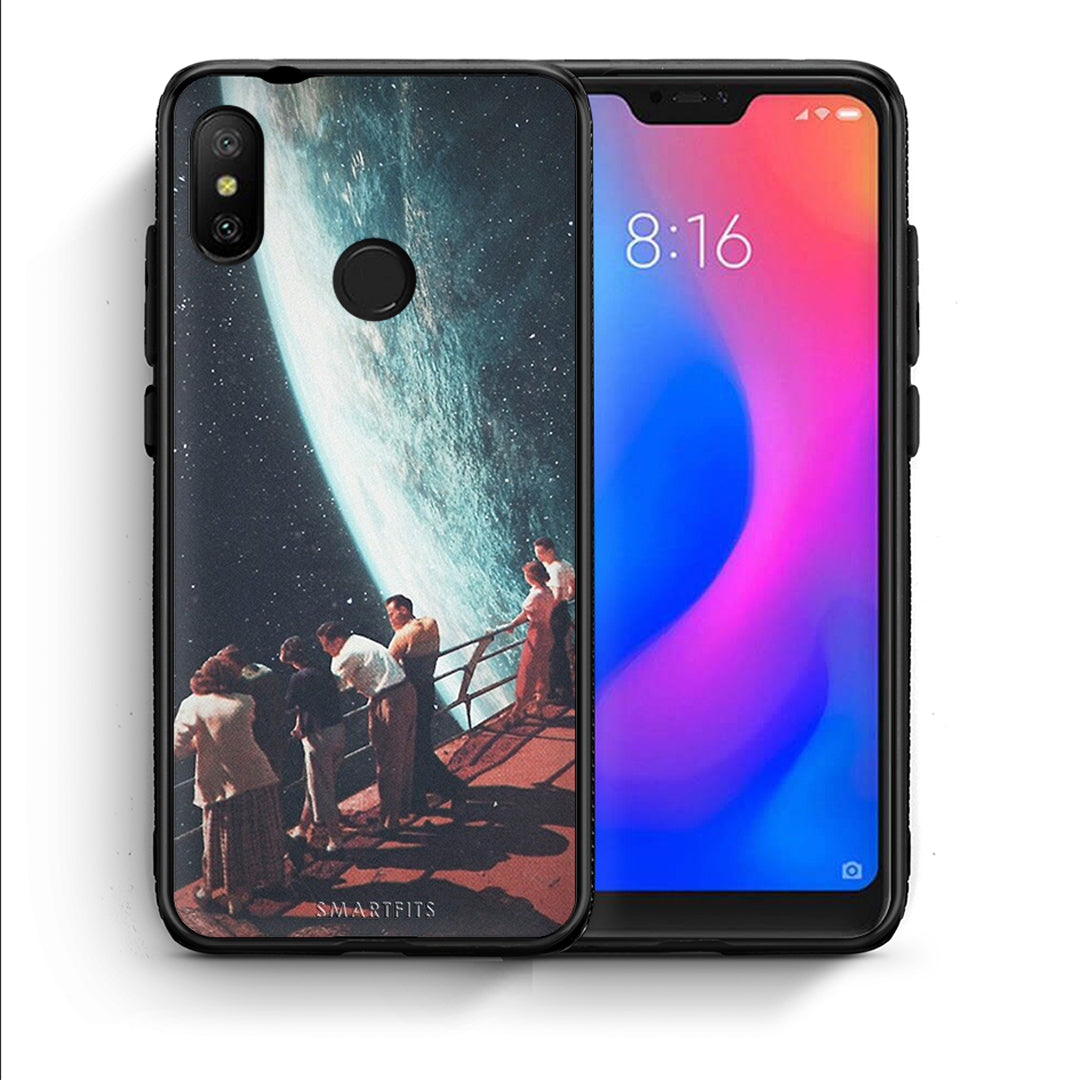 Θήκη Xiaomi Mi A2 Lite Surreal View από τη Smartfits με σχέδιο στο πίσω μέρος και μαύρο περίβλημα | Xiaomi Mi A2 Lite Surreal View case with colorful back and black bezels