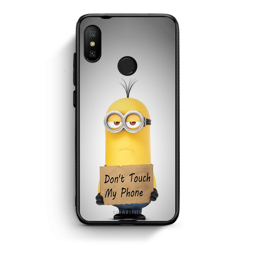 4 - Xiaomi Mi A2 Lite Minion Text case, cover, bumper
