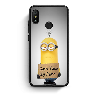 4 - Xiaomi Mi A2 Lite Minion Text case, cover, bumper