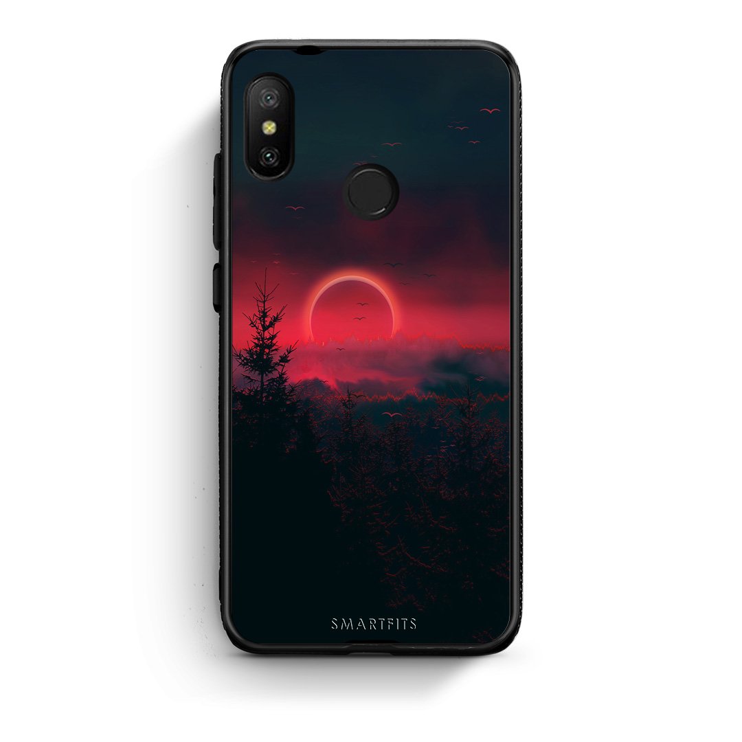 4 - Xiaomi Mi A2 Lite Sunset Tropic case, cover, bumper
