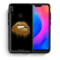 Thumbnail for Θήκη Xiaomi Mi A2 Lite Golden Valentine από τη Smartfits με σχέδιο στο πίσω μέρος και μαύρο περίβλημα | Xiaomi Mi A2 Lite Golden Valentine case with colorful back and black bezels
