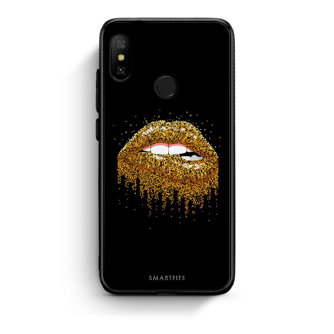 4 - Xiaomi Mi A2 Lite Golden Valentine case, cover, bumper