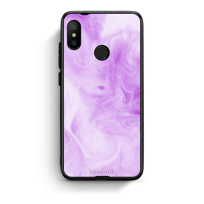 99 - Xiaomi Mi A2 Lite  Watercolor Lavender case, cover, bumper