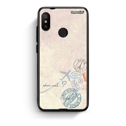 Xiaomi Mi A2 Lite Where Next Θήκη από τη Smartfits με σχέδιο στο πίσω μέρος και μαύρο περίβλημα | Smartphone case with colorful back and black bezels by Smartfits