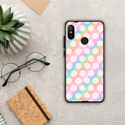 White Daisies - Xiaomi Mi A2 Lite θήκη