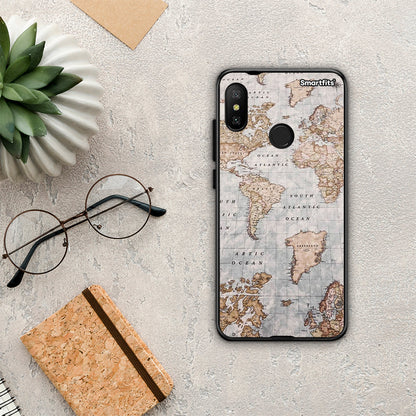 World Map - Xiaomi Mi A2 Lite θήκη