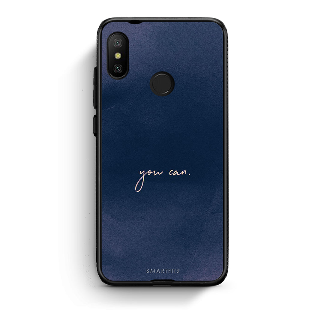 Xiaomi Mi A2 Lite You Can θήκη από τη Smartfits με σχέδιο στο πίσω μέρος και μαύρο περίβλημα | Smartphone case with colorful back and black bezels by Smartfits