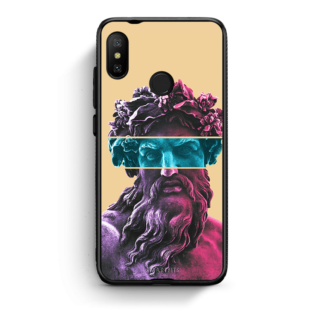 Xiaomi Mi A2 Lite Zeus Art Θήκη Αγίου Βαλεντίνου από τη Smartfits με σχέδιο στο πίσω μέρος και μαύρο περίβλημα | Smartphone case with colorful back and black bezels by Smartfits