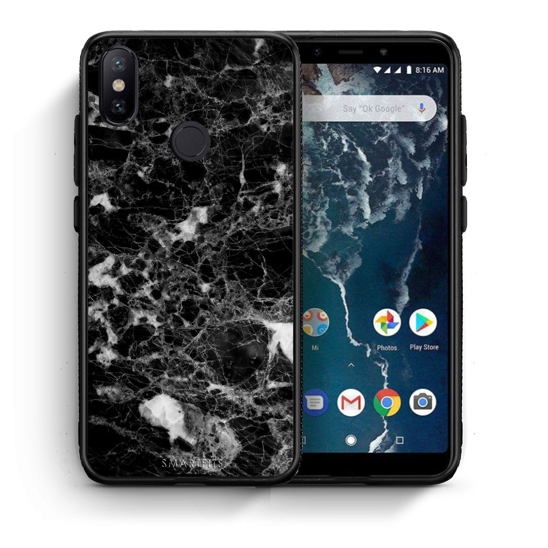 Θήκη Xiaomi Mi A2 Male Marble από τη Smartfits με σχέδιο στο πίσω μέρος και μαύρο περίβλημα | Xiaomi Mi A2 Male Marble case with colorful back and black bezels