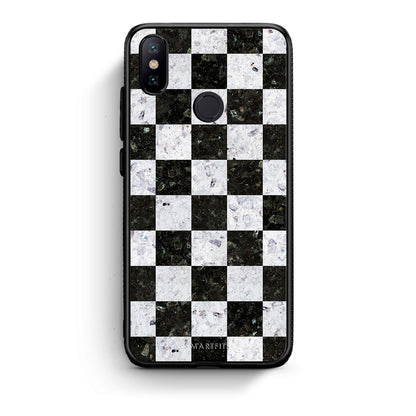 4 - Xiaomi Mi A2 Square Geometric Marble case, cover, bumper