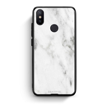 2 - Xiaomi Mi A2  White marble case, cover, bumper