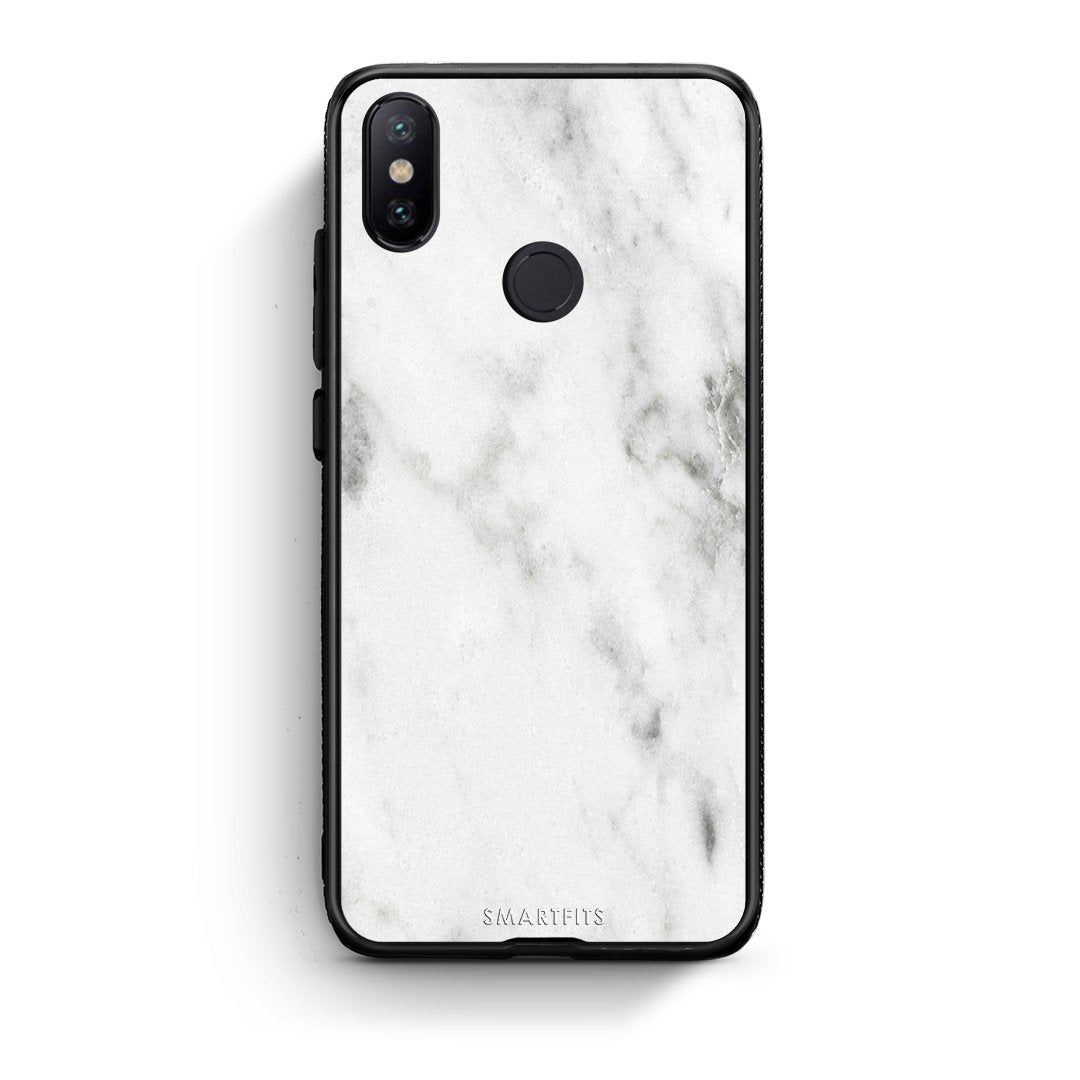 2 - Xiaomi Mi A2  White marble case, cover, bumper