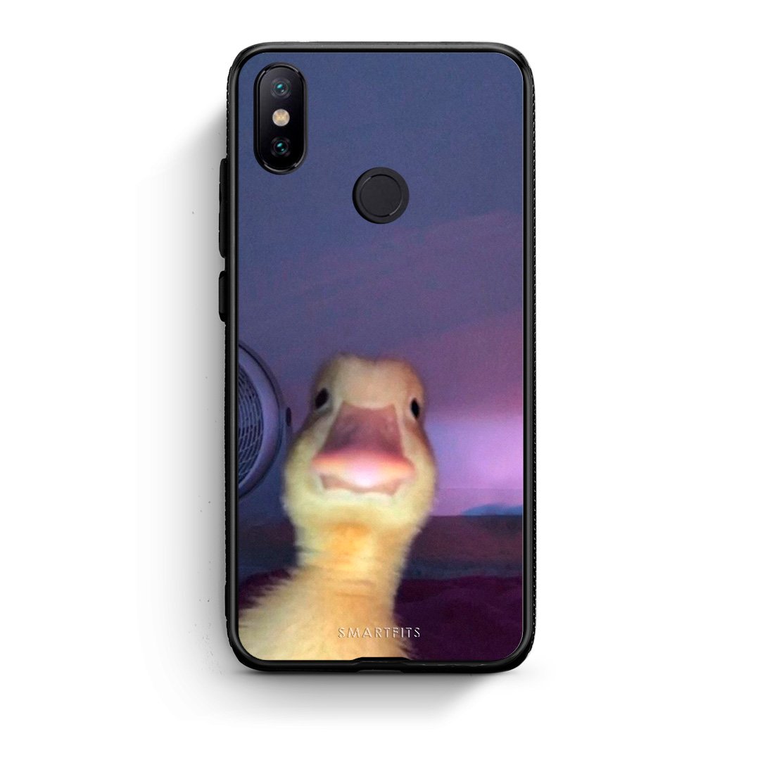 Xiaomi Mi A2 Meme Duck θήκη από τη Smartfits με σχέδιο στο πίσω μέρος και μαύρο περίβλημα | Smartphone case with colorful back and black bezels by Smartfits