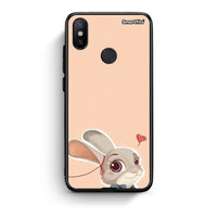 Thumbnail for Xiaomi Mi A2 Nick Wilde And Judy Hopps Love 2 θήκη από τη Smartfits με σχέδιο στο πίσω μέρος και μαύρο περίβλημα | Smartphone case with colorful back and black bezels by Smartfits