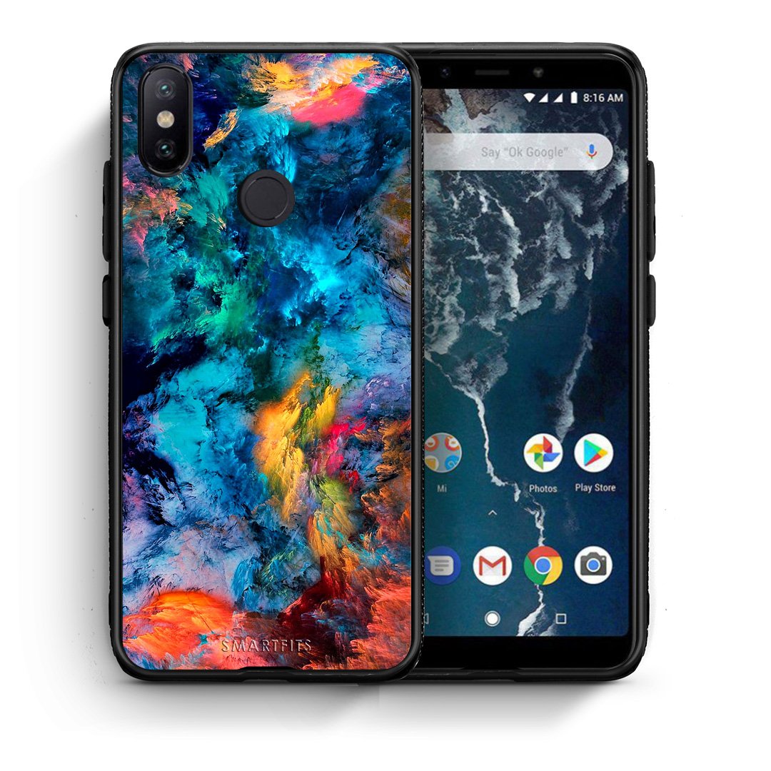 Θήκη Xiaomi Mi A2 Crayola Paint από τη Smartfits με σχέδιο στο πίσω μέρος και μαύρο περίβλημα | Xiaomi Mi A2 Crayola Paint case with colorful back and black bezels