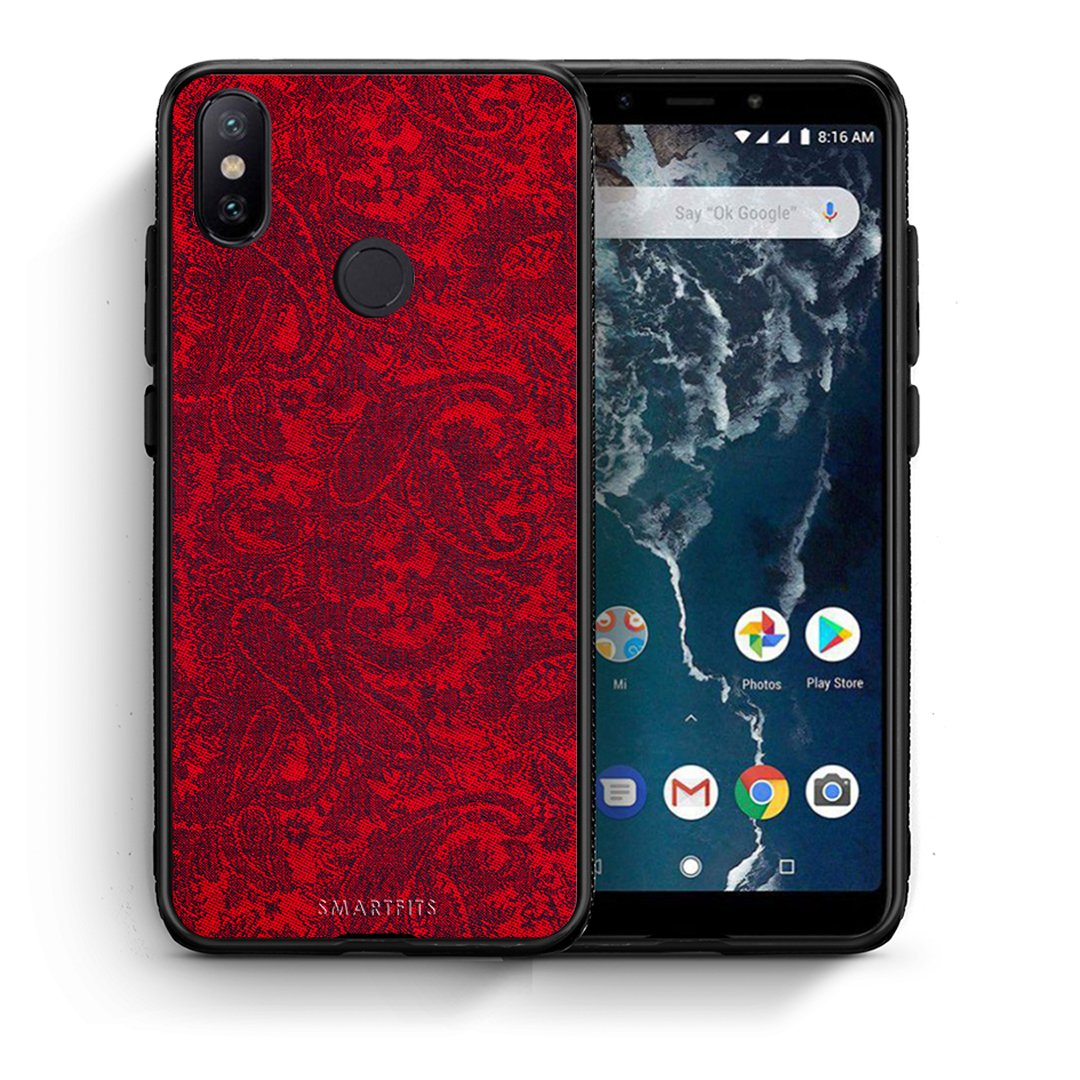 Θήκη Xiaomi Mi A2 Paisley Cashmere από τη Smartfits με σχέδιο στο πίσω μέρος και μαύρο περίβλημα | Xiaomi Mi A2 Paisley Cashmere case with colorful back and black bezels