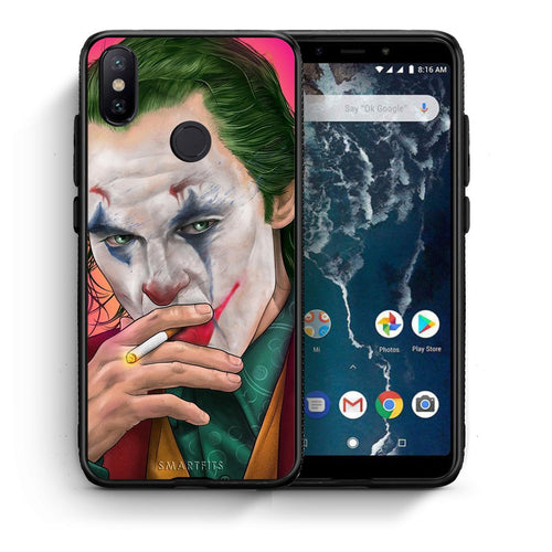 Θήκη Xiaomi Mi A2 JokesOnU PopArt από τη Smartfits με σχέδιο στο πίσω μέρος και μαύρο περίβλημα | Xiaomi Mi A2 JokesOnU PopArt case with colorful back and black bezels