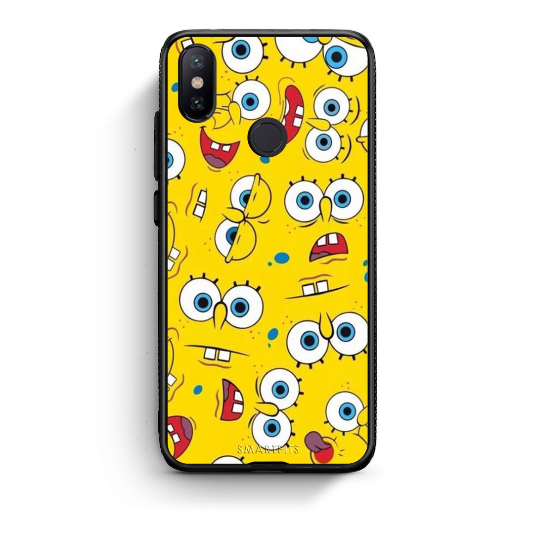 4 - Xiaomi Mi A2 Sponge PopArt case, cover, bumper