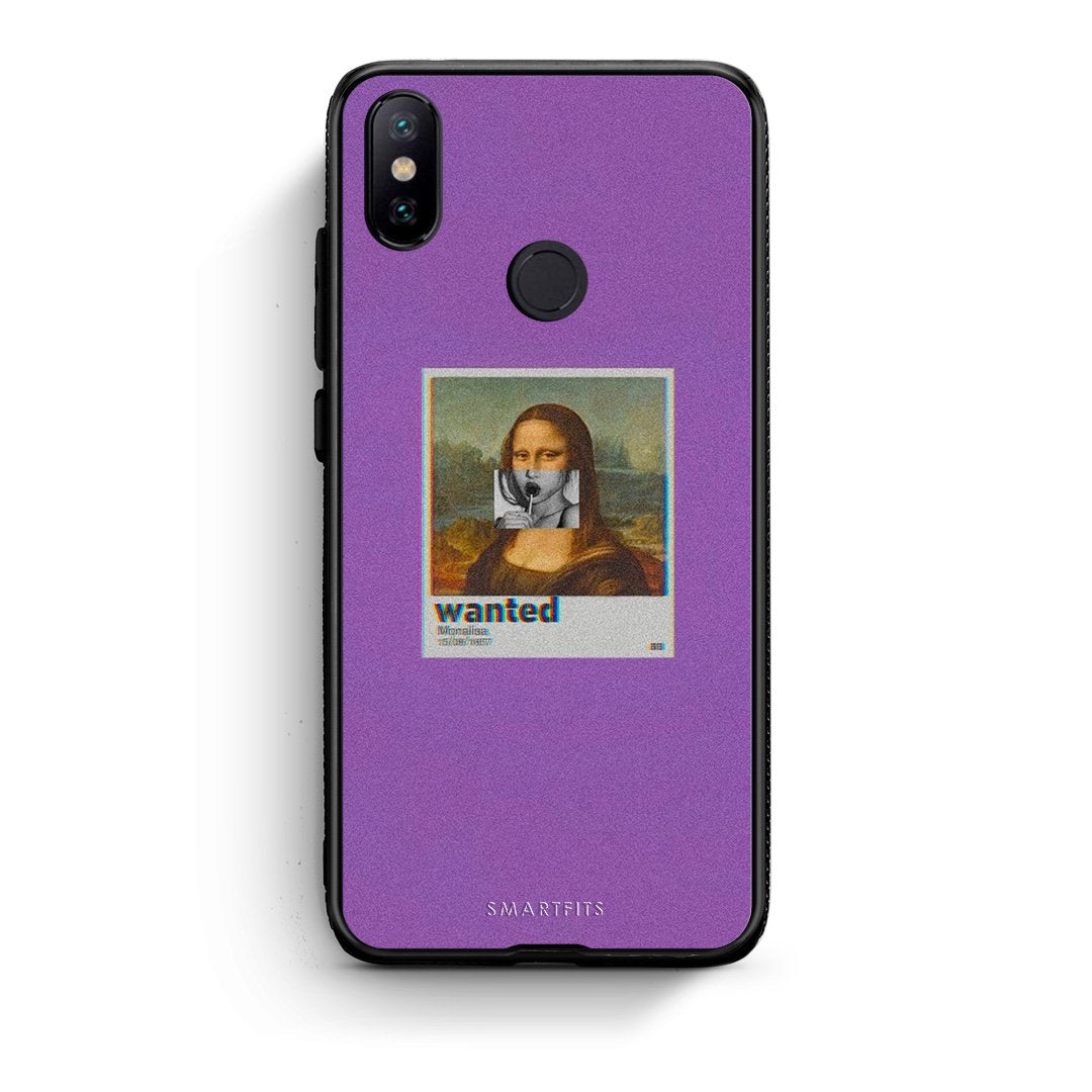 4 - Xiaomi Mi A2 Monalisa Popart case, cover, bumper