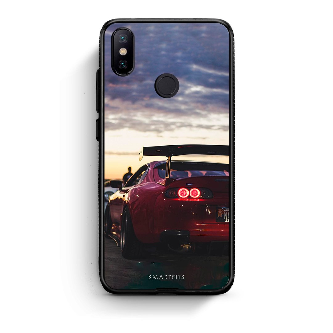 Xiaomi Mi A2 Racing Supra θήκη από τη Smartfits με σχέδιο στο πίσω μέρος και μαύρο περίβλημα | Smartphone case with colorful back and black bezels by Smartfits