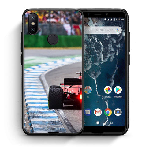 Θήκη Xiaomi Mi A2 Racing Vibes από τη Smartfits με σχέδιο στο πίσω μέρος και μαύρο περίβλημα | Xiaomi Mi A2 Racing Vibes case with colorful back and black bezels