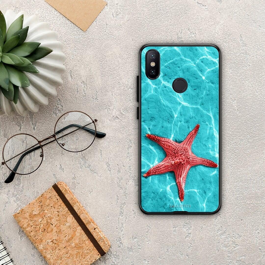 Red Starfish - Xiaomi Mi A2 θήκη