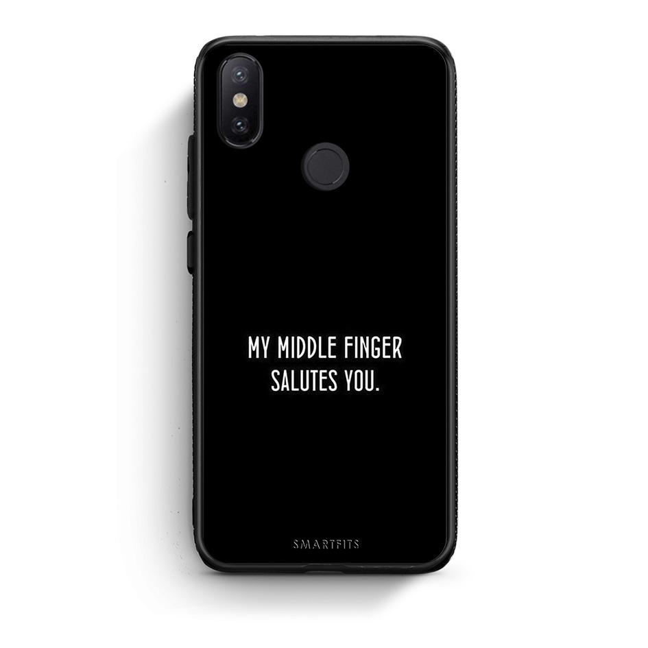 Xiaomi Mi A2 Salute θήκη από τη Smartfits με σχέδιο στο πίσω μέρος και μαύρο περίβλημα | Smartphone case with colorful back and black bezels by Smartfits