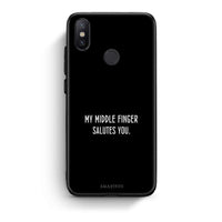 Thumbnail for Xiaomi Mi A2 Salute θήκη από τη Smartfits με σχέδιο στο πίσω μέρος και μαύρο περίβλημα | Smartphone case with colorful back and black bezels by Smartfits