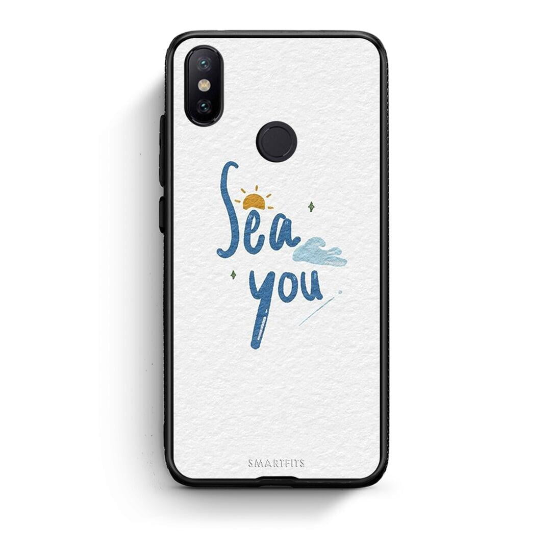 Xiaomi Mi A2 Sea You Θήκη από τη Smartfits με σχέδιο στο πίσω μέρος και μαύρο περίβλημα | Smartphone case with colorful back and black bezels by Smartfits