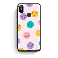 Thumbnail for Xiaomi Mi A2 Smiley Faces θήκη από τη Smartfits με σχέδιο στο πίσω μέρος και μαύρο περίβλημα | Smartphone case with colorful back and black bezels by Smartfits