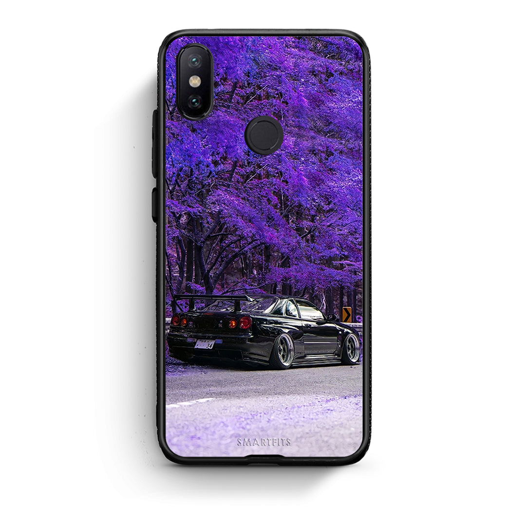 Xiaomi Mi A2 Super Car Θήκη Αγίου Βαλεντίνου από τη Smartfits με σχέδιο στο πίσω μέρος και μαύρο περίβλημα | Smartphone case with colorful back and black bezels by Smartfits