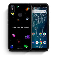 Thumbnail for Θήκη Xiaomi Mi A2 AFK Text από τη Smartfits με σχέδιο στο πίσω μέρος και μαύρο περίβλημα | Xiaomi Mi A2 AFK Text case with colorful back and black bezels