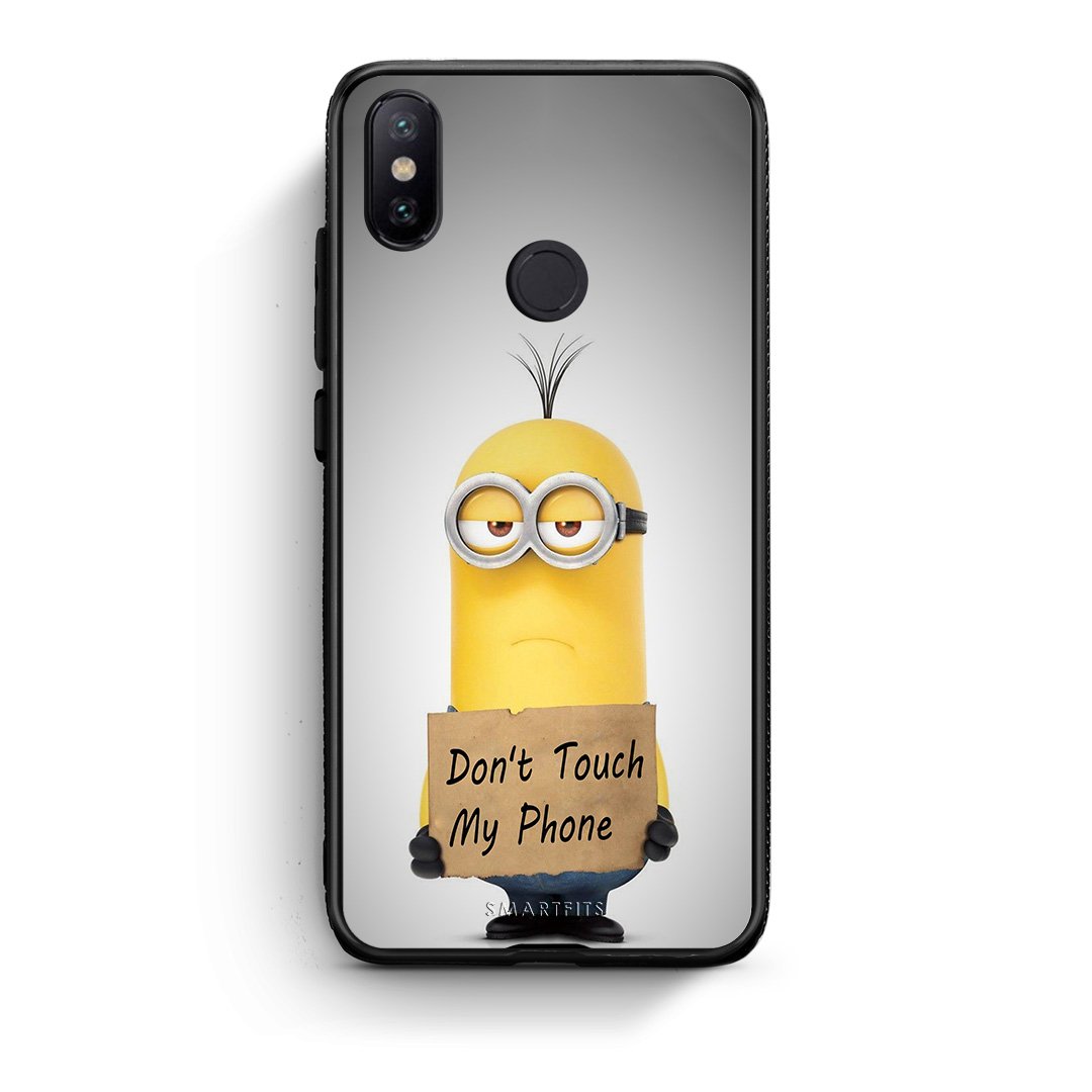 4 - Xiaomi Mi A2 Minion Text case, cover, bumper