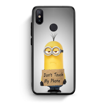 4 - Xiaomi Mi A2 Minion Text case, cover, bumper