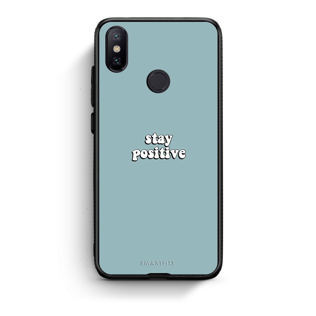 4 - Xiaomi Mi A2 Positive Text case, cover, bumper