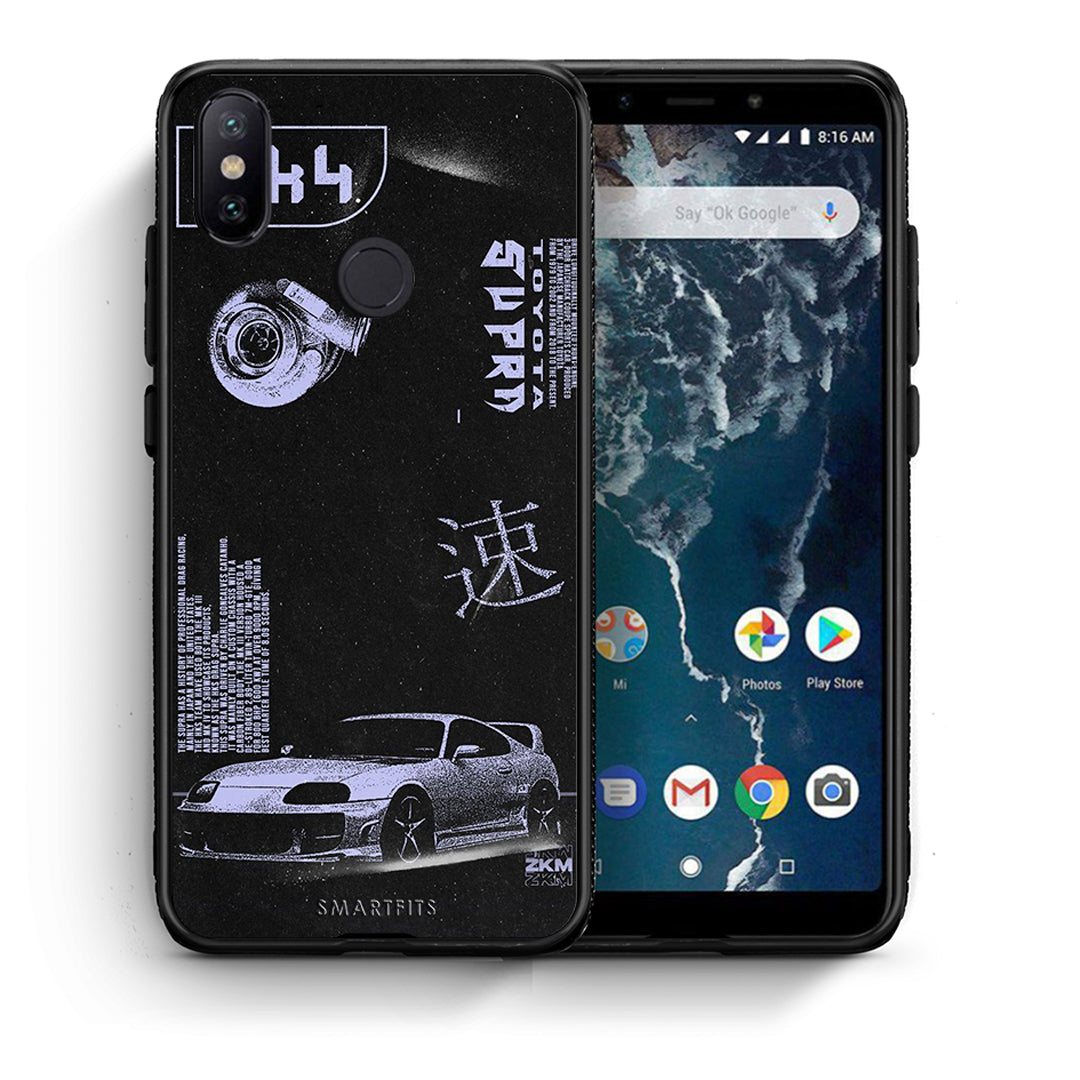 Θήκη Αγίου Βαλεντίνου Xiaomi Mi A2 Tokyo Drift από τη Smartfits με σχέδιο στο πίσω μέρος και μαύρο περίβλημα | Xiaomi Mi A2 Tokyo Drift case with colorful back and black bezels