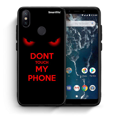 Θήκη Xiaomi Mi A2 Touch My Phone από τη Smartfits με σχέδιο στο πίσω μέρος και μαύρο περίβλημα | Xiaomi Mi A2 Touch My Phone case with colorful back and black bezels