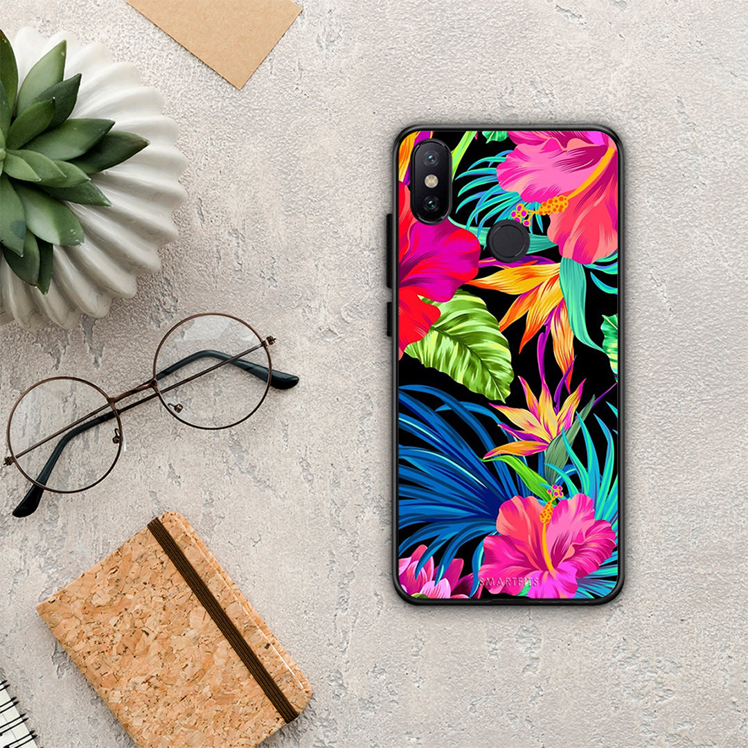 Tropical Flowers - Xiaomi Mi A2 θήκη