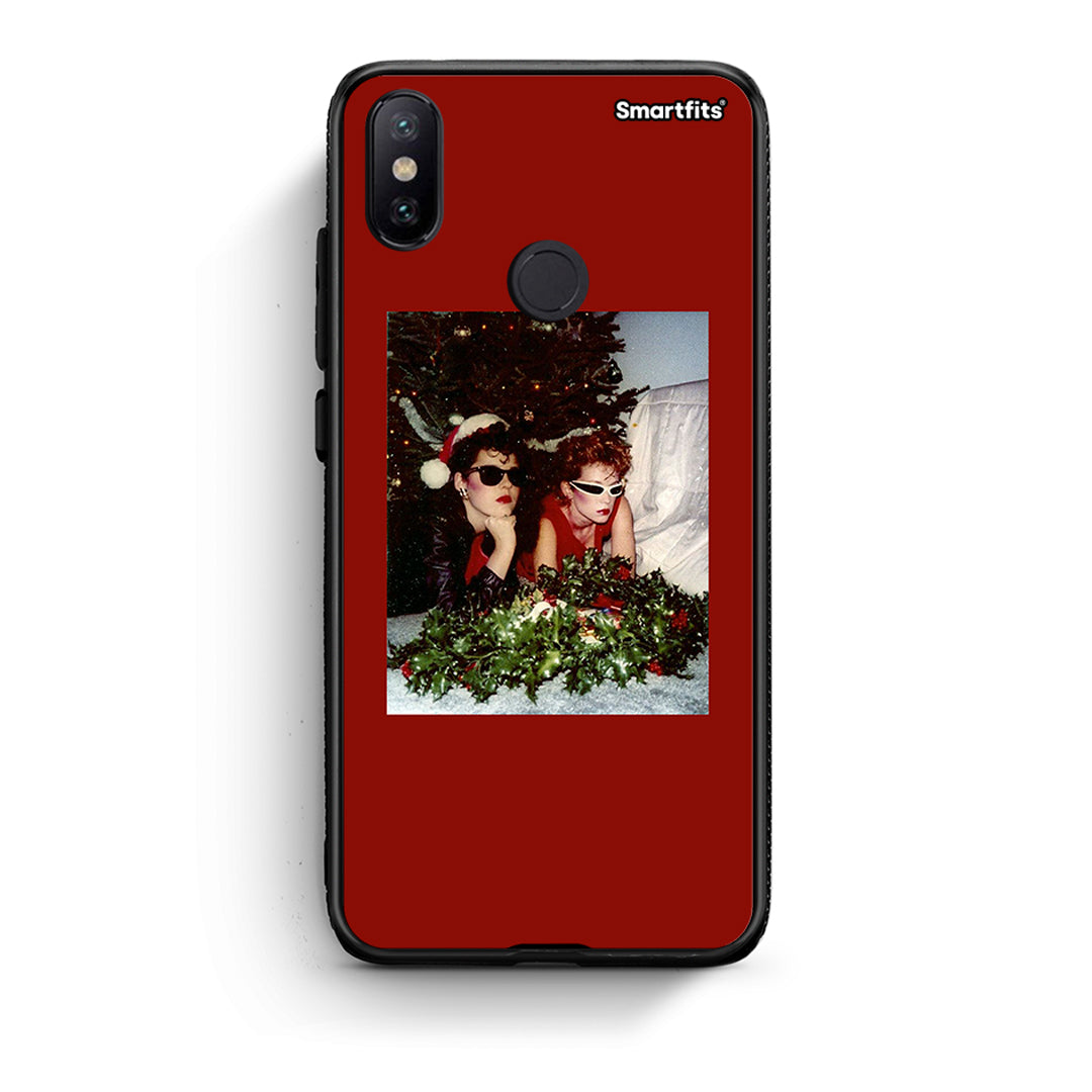 Xiaomi Mi A2 Waiting For Xmas θήκη από τη Smartfits με σχέδιο στο πίσω μέρος και μαύρο περίβλημα | Smartphone case with colorful back and black bezels by Smartfits