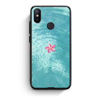 Thumbnail for Xiaomi Mi A2 Water Flower Θήκη από τη Smartfits με σχέδιο στο πίσω μέρος και μαύρο περίβλημα | Smartphone case with colorful back and black bezels by Smartfits