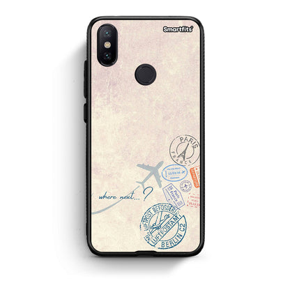 Xiaomi Mi A2 Where Next Θήκη από τη Smartfits με σχέδιο στο πίσω μέρος και μαύρο περίβλημα | Smartphone case with colorful back and black bezels by Smartfits