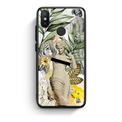 Xiaomi Mi A2 Woman Statue θήκη από τη Smartfits με σχέδιο στο πίσω μέρος και μαύρο περίβλημα | Smartphone case with colorful back and black bezels by Smartfits