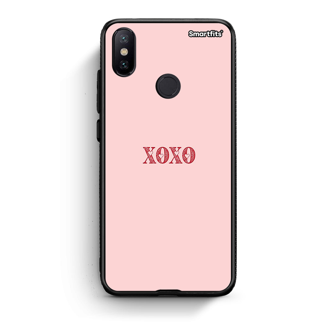 Xiaomi Mi A2 XOXO Love θήκη από τη Smartfits με σχέδιο στο πίσω μέρος και μαύρο περίβλημα | Smartphone case with colorful back and black bezels by Smartfits