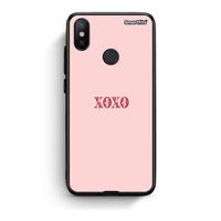 Thumbnail for Xiaomi Mi A2 XOXO Love θήκη από τη Smartfits με σχέδιο στο πίσω μέρος και μαύρο περίβλημα | Smartphone case with colorful back and black bezels by Smartfits