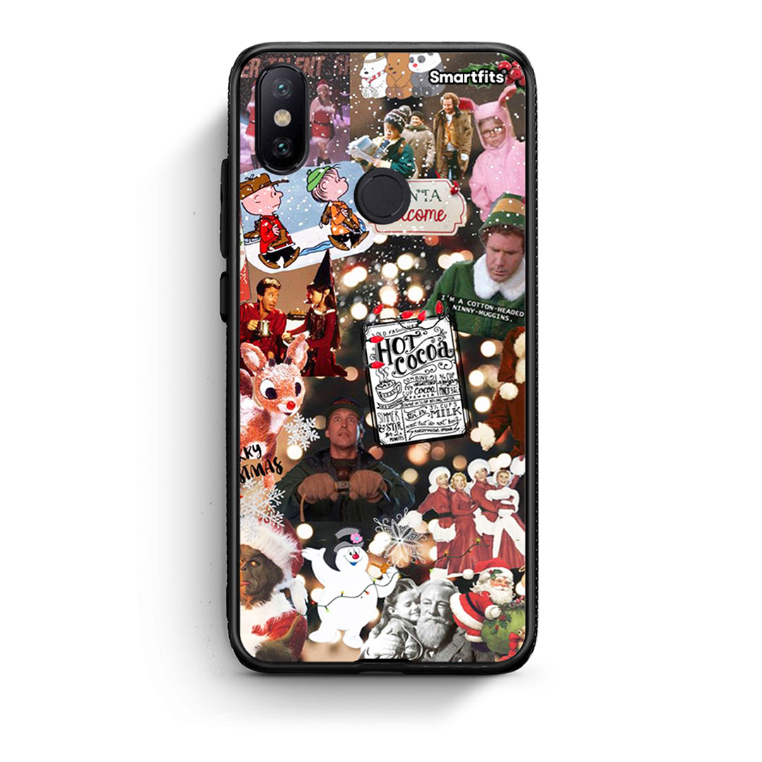 Xiaomi Mi A2 Xmas Movies θήκη από τη Smartfits με σχέδιο στο πίσω μέρος και μαύρο περίβλημα | Smartphone case with colorful back and black bezels by Smartfits